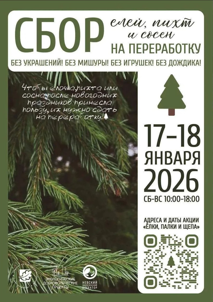 переработка елок